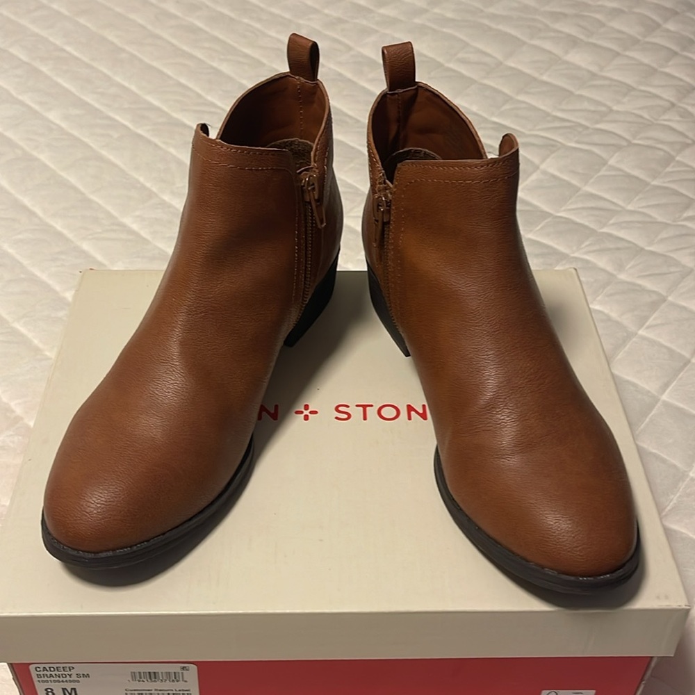 Sun + Stone ankle booties